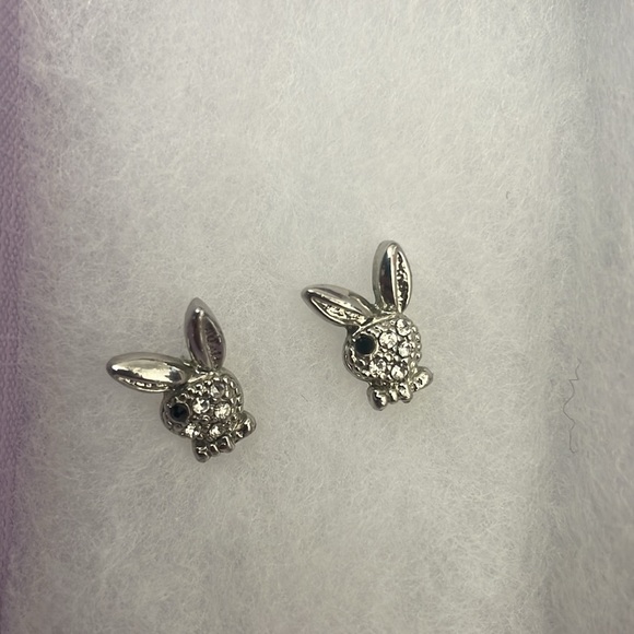 Playboy Bunny Earrings - Picture 4 of 9